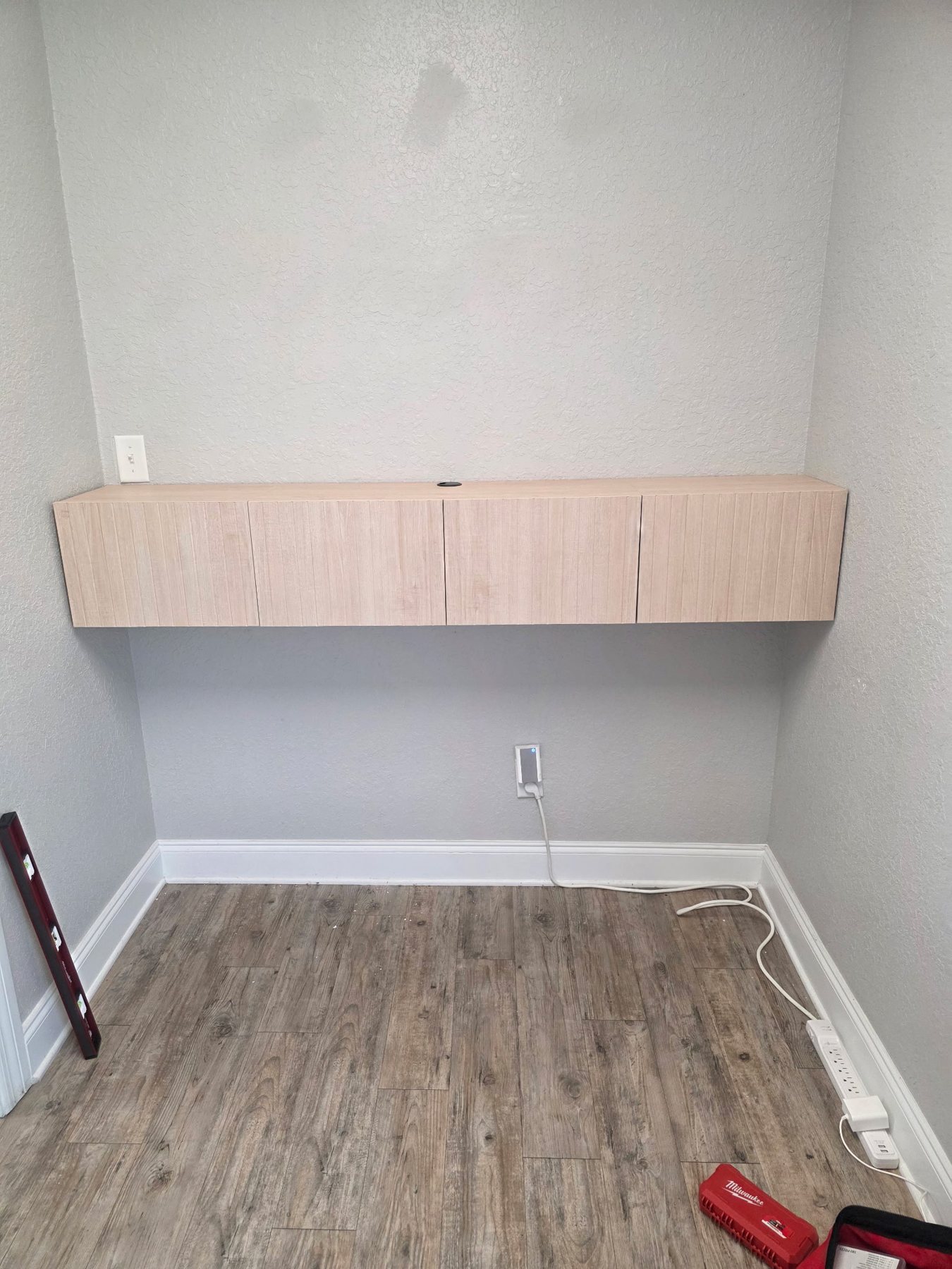 Floating cabinet installation Brandon FL