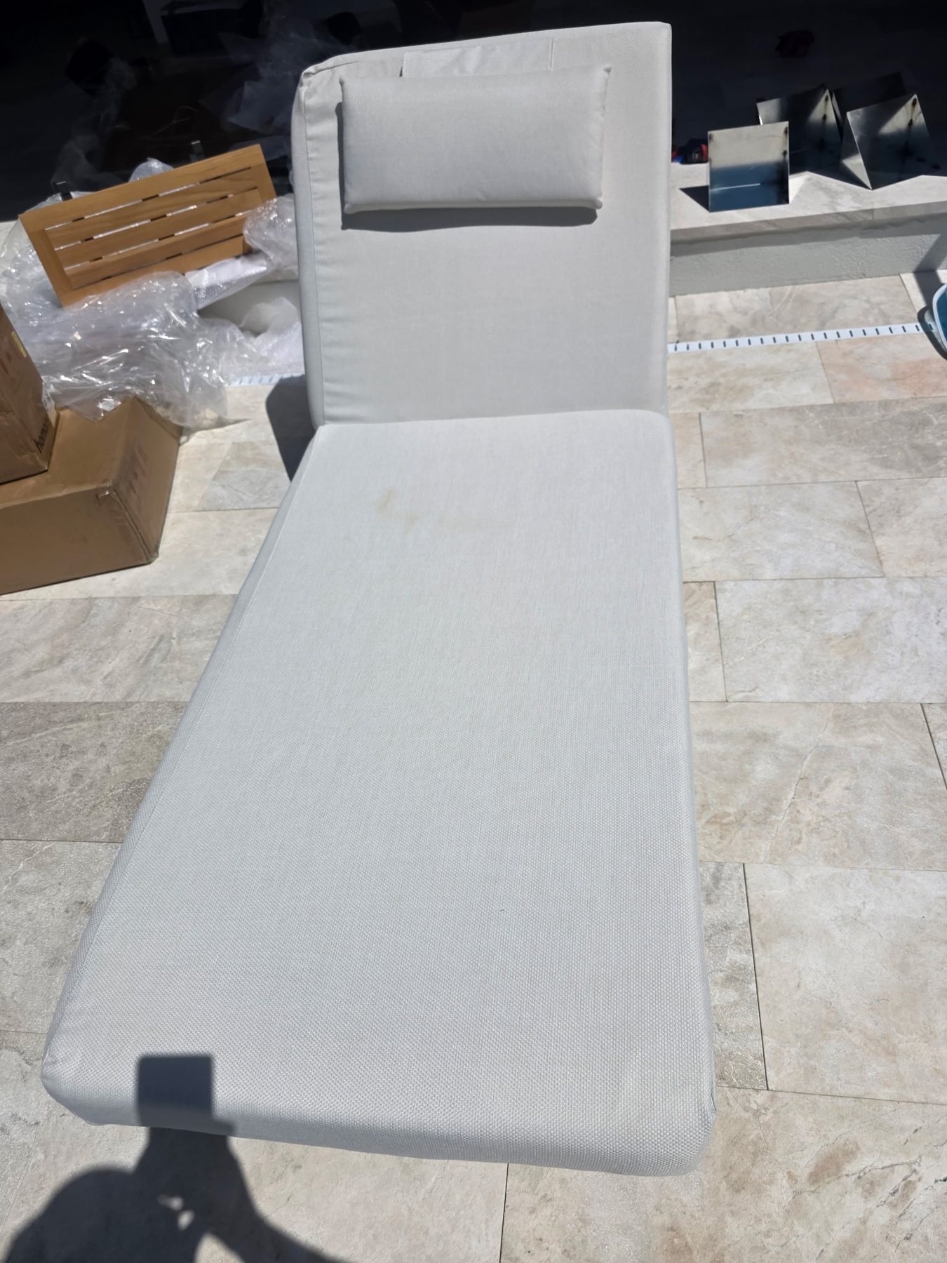 Patio chaise lounge assembly Riverview FL